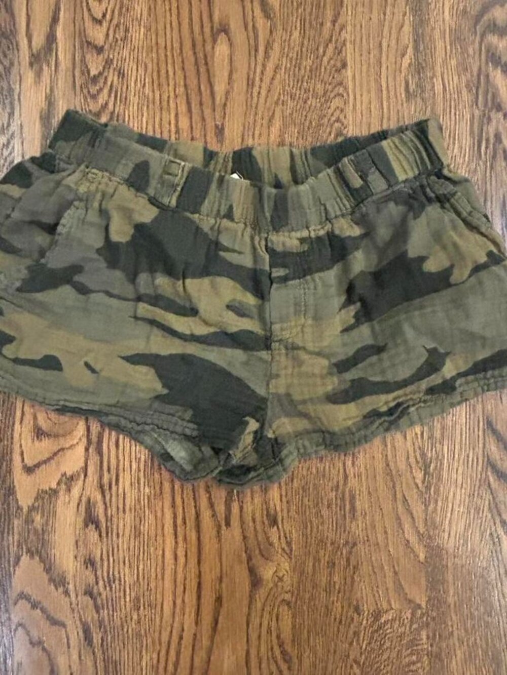 Love stitch Camo Gauze Lounge Shorts